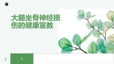 大腿坐骨神经损伤的健康宣教