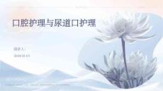 口腔护理与尿道口护理
