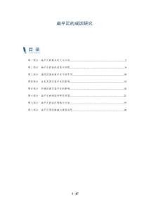 扁平足的成因研究