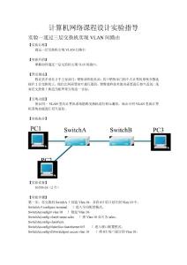 計(jì)算機(jī)網(wǎng)絡(luò)課程設(shè)計(jì)實(shí)驗(yàn)指導(dǎo)2012