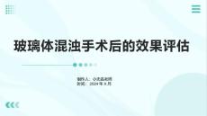 玻璃体混浊手术后的效果评估