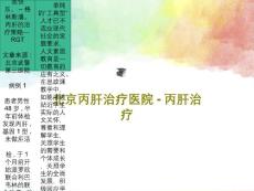 北京丙肝治疗医院丙肝治疗48页PPT【48页】