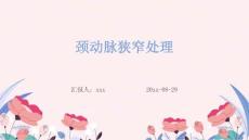 颈动脉狭窄处理ppt