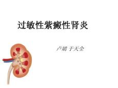 过敏性紫癜性肾炎