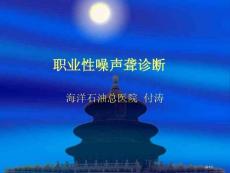 职业性噪声聋诊疗标准培训课件