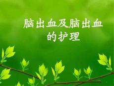 脑出血及脑出血护理
