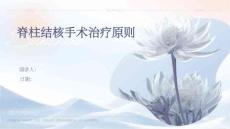 脊柱结核手术治疗原则