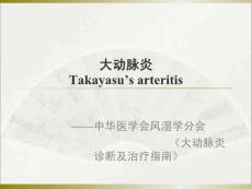 大动脉炎专题培训培训课件