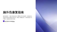 脑外伤康复指南