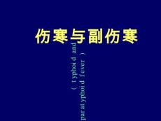 伤寒与副伤寒PPT培训课件