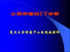常见小肠肿瘤和CT诊断