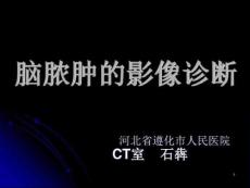 脑脓肿的影像诊断