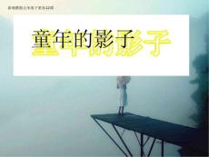 湘美版五年级美术下册第12课-童年的影子课件