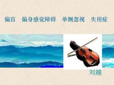 偏盲偏身感觉障碍单侧忽略失认证