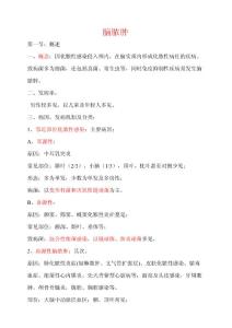 精品医学专题脑脓肿