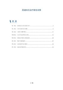 尿道结石治疗路径决策-详解洞察