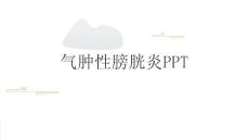 气肿性膀胱炎PPT