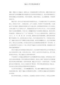 XG公司發(fā)展戰(zhàn)略探討(DOC17)(1)