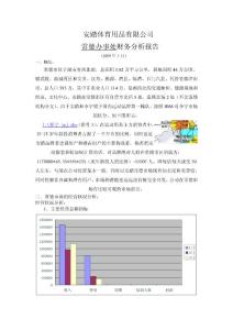 安踏體育用品有限公司財務分析