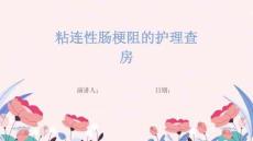 粘连性肠梗阻的护理查房