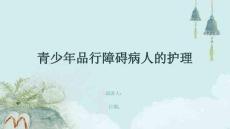青少年品行障碍病人的护理