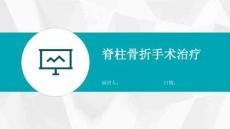 脊柱骨折手术治疗