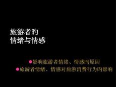 旅行者心路歷程探析培訓課件