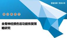 坐骨神经损伤后功能恢复策略研究-洞察阐释