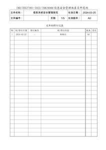 信息系統安全管理規范