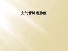 支气管肺癌肺癌
