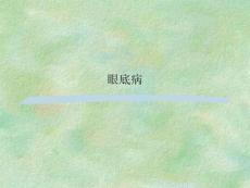 眼底病课件