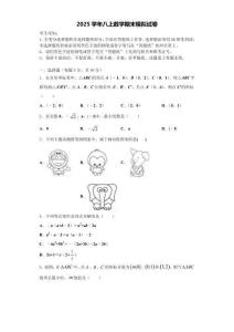 湖北省武漢市武昌區(qū)武漢大附屬外語學校2025學年八年級數(shù)學第一學期期末達標測試試題含解析