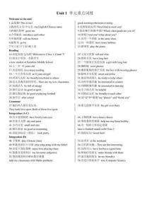 Unit1重點(diǎn)短語(yǔ)及句子2024-2025學(xué)年牛津譯林版七年級(jí)英語(yǔ)上冊(cè)