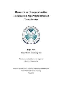 Research on Temporal Action Localization Algorithm