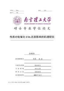 傳質對電催化CO2還原影響的機理研究