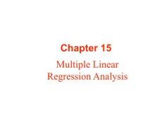 Medical Statistics CH15.16.18.19.23.24