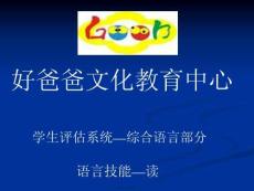 好爸爸評估系統綜合語言部分(共15張PPT)