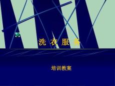 [精選]洗衣服務培訓教案