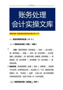 做賬實操-智能母嬰店賬務處理分錄SOP