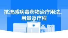 抗流感病毒藥物治療用法、用量及療程