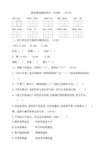 六年級語文上冊  （期末測試卷） (10)（部編版）