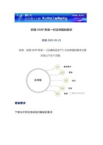 歐盟GMP附錄一對潔凈服的要求-韓源