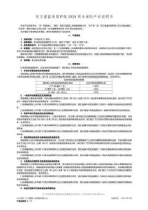 附件16：東方嘉富保駕護航2026兩全保險產(chǎn)品說明書