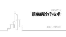 眼底病诊疗技术