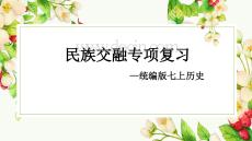 統編版歷史七年級上冊民族交融專項復習課件
