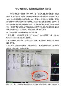EDTA依賴性血小板聚集的識別與處理流程