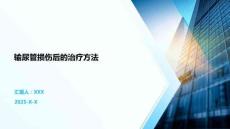 输尿管损伤后的治疗方法