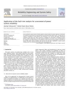 0704Application ofthefaulttreeanalysisforassessmentofpower