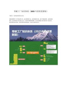 第四類：零碳工廠知識體系（2026年持續(xù)更新版）