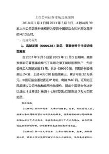 上市公司证券市场违规案例